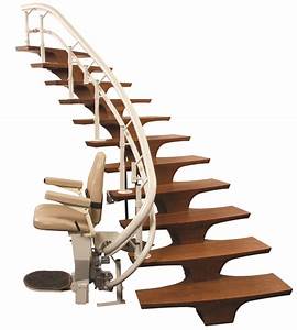 Sun City Stair Lifts indoor residential curved stairlift
