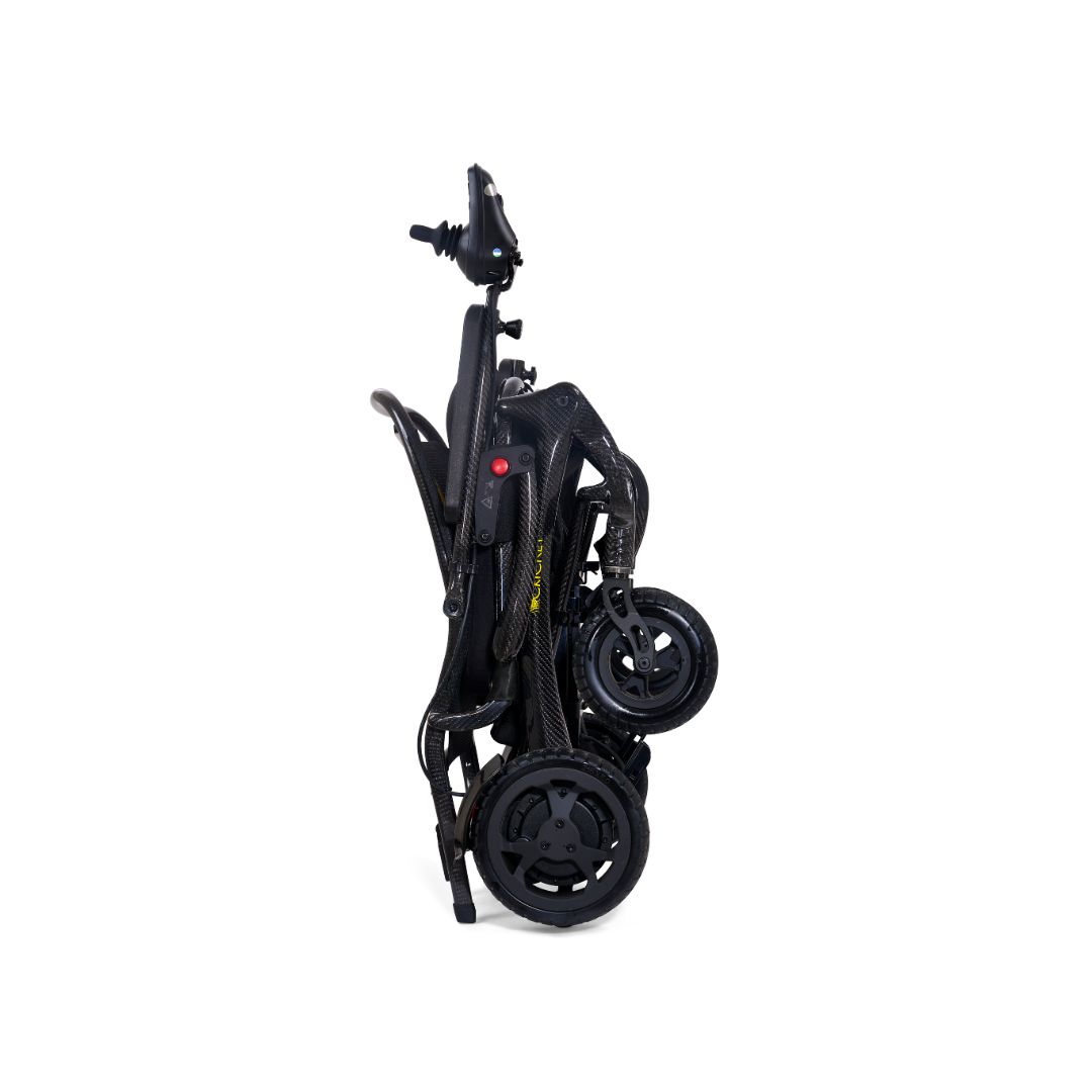 Cricket carbon fiber power wheelchair detail