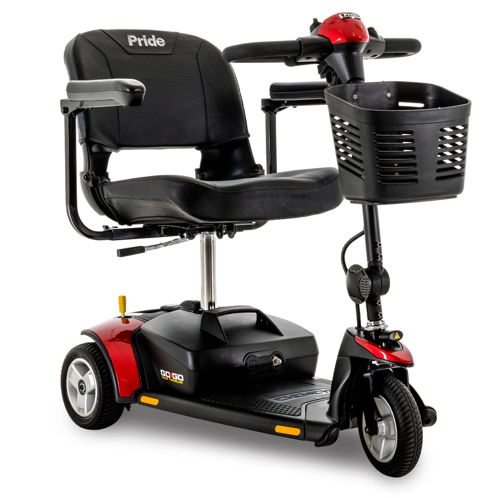 Pride Go-Go Elite Traveller 3 wheel mobility scooter