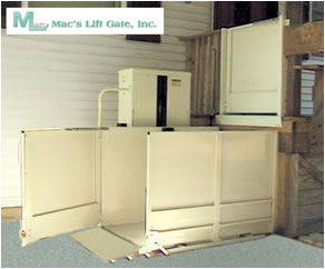 Wheelchair Lifts Macs PL50 and PL72 Macslift Commercial - ADA Trus-T-Lift  Bruno VPL3100 Residential & Commercial Harmar Residential & Commercial Pride Mobility Lifts  Harmar Inside Lifts  Harmar Outside Lifts TriLift Outside Lifts
