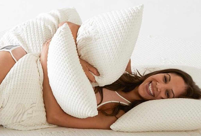 Natural Talalay latex mattress and pillows