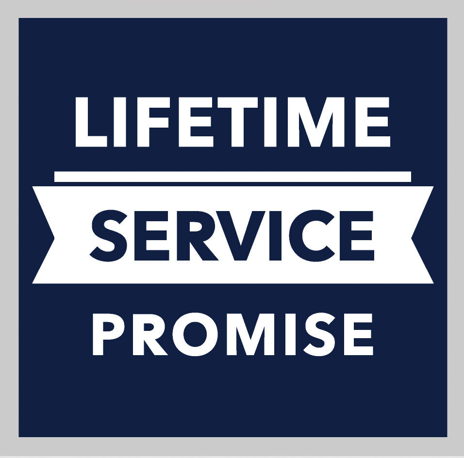 Lifetime service promise