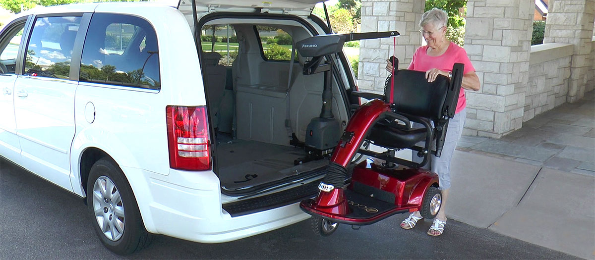 Long-Beach Scooter Lift for Van