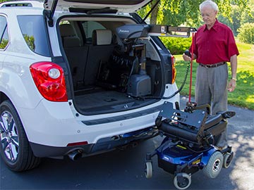 Long-Beach scooter carrier for car