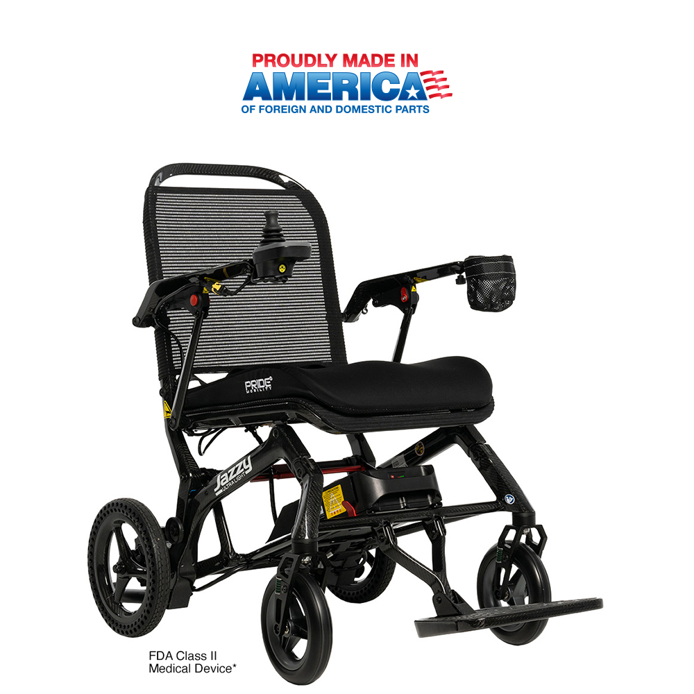 Pride Jazzy Ultra Light folding power chair