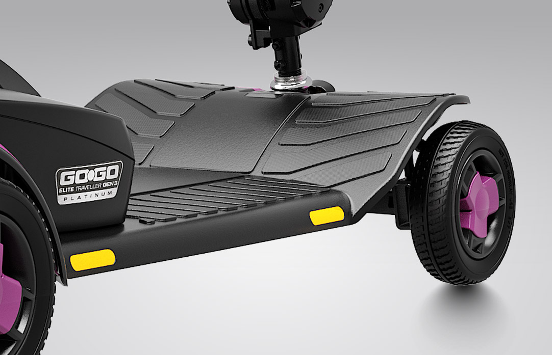 Pride Go Go Elite Traveller Gen 3 Platinum electric scooter photo 3
