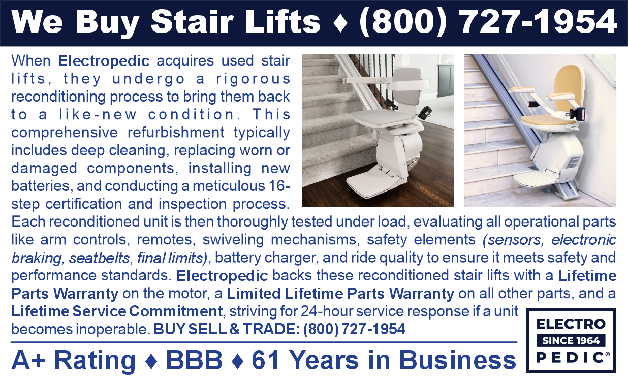 Used Stair Lift Chairs