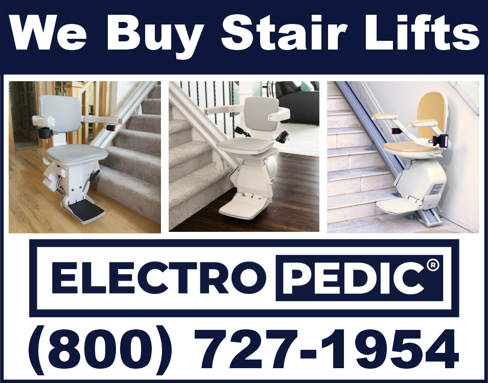 WE BUY STAIR CHAIR LIFTS